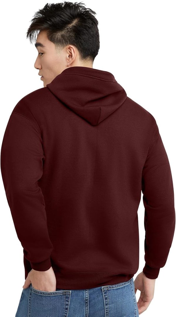 Hanes Men's EcoSmart Fleece Full-Zip Hoodie Sweatshirt - Image 2
