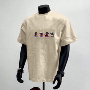 Summer Youth Hong Kong Style Casual All-match T-shirt