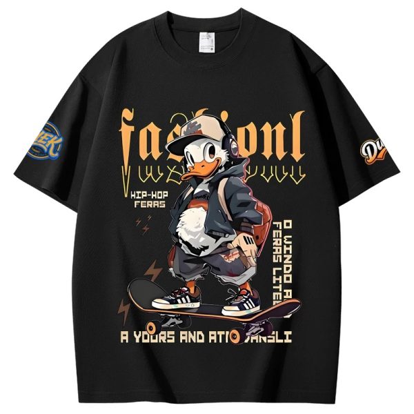 Men's Loose Trendy Retro American Style T-Shirt
