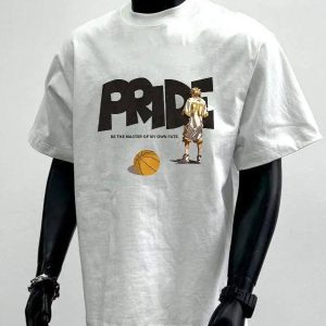 Summer Youth Hong Kong Style Casual All-match T-shirt