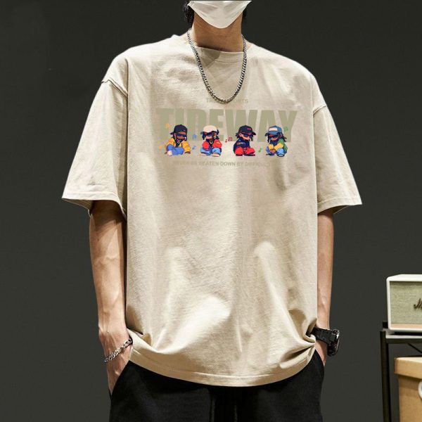 Summer Youth Hong Kong Style Casual All-match T-shirt - Image 2